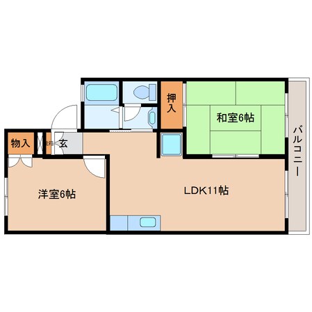 静岡駅 バス21分  岩成不動下車：停歩2分 2階の物件間取画像